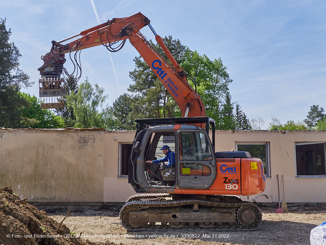 11.05.2022 - Baustelle am Haus für Kinder in Neuperlach